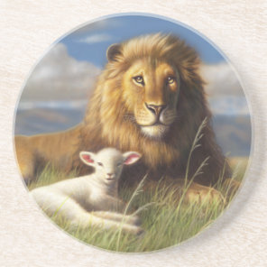 Lion and Lamb coaster