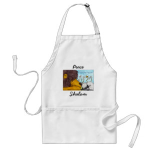 Lion and Lamb Gentle Peace Adult Apron