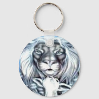 Lion and Lamb Keychain