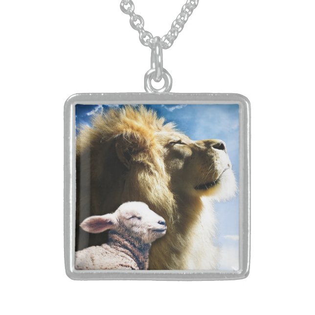 Lion and Lamb Necklace (Front)