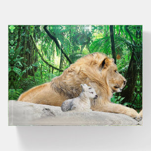 Lion and Lamb Paperweight