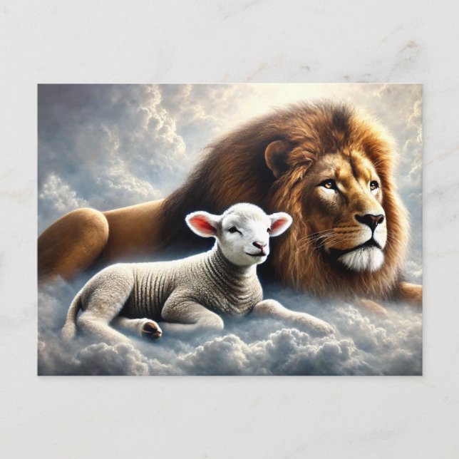 Lion and Lamb Postcard (Front)