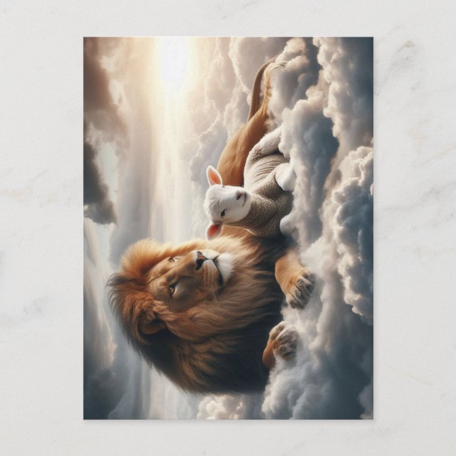 Lion and Lamb Postcard (Front)