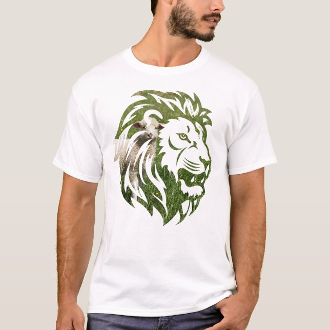Lion and Lamb T-Shirt Design  (Front)