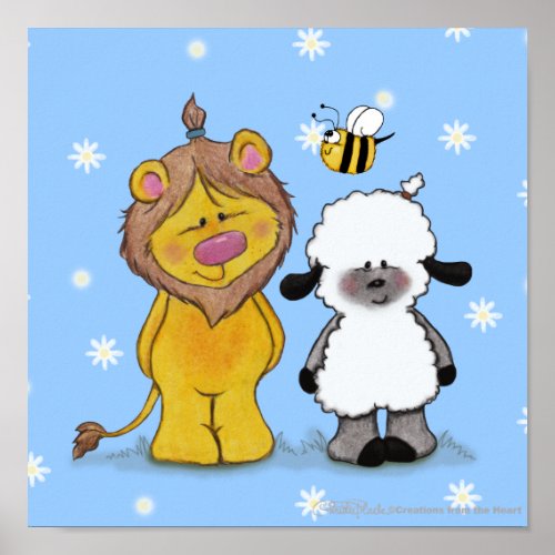 Lion and Lamb True Friends Poster