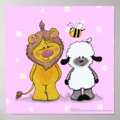 Lion and Lamb True Friends Poster