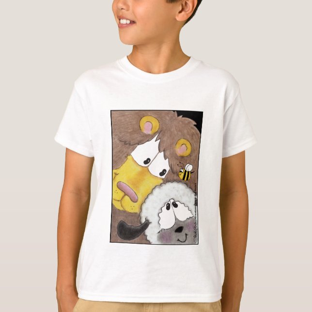Lion and Lamb Up Close T-Shirt (Front)