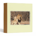 Lion and Lion Cub Binder