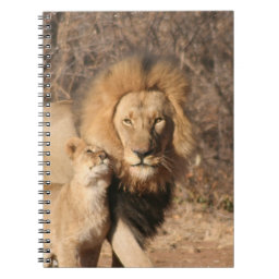 Lion and Lion Cub Notebook