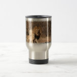 Lion and Lion Cub Travel Mug