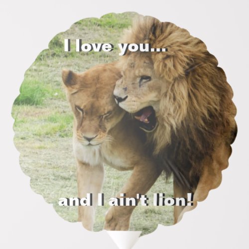 Lion and Lioness Balloon
