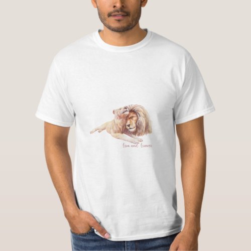 Lion and Lioness T_Shirt