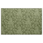 Lion and Oak, Olive Green Fabric