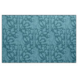 Lion and Oak, Peacock Blue Fabric