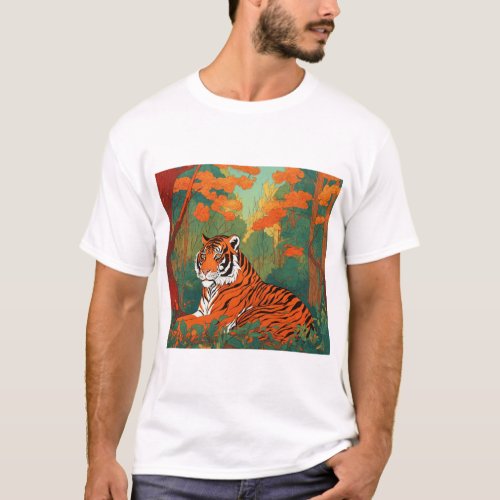 Lion and Redstone Oranges Dominate Flames Consume T_Shirt