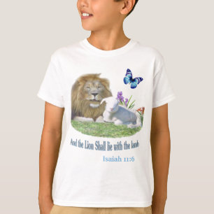 Lion and the lamb Bible verse T-Shirt