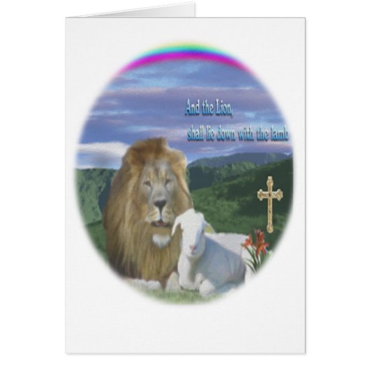 Lion and the Lamb Cards (Front)