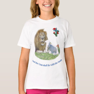 Lion and the lamb Christian gifts T-Shirt