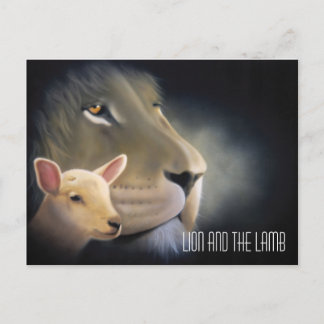 Lion and the Lamb Postcard