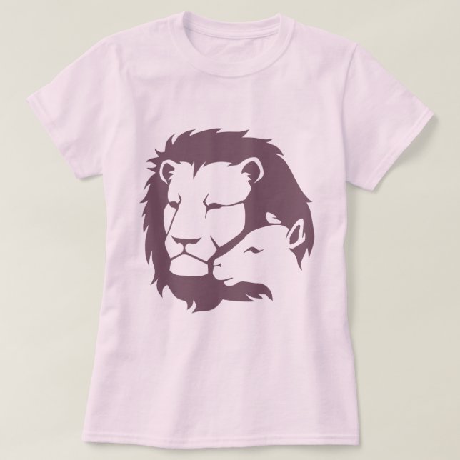 Lion and The Lamb T-Shirt (Design Front)