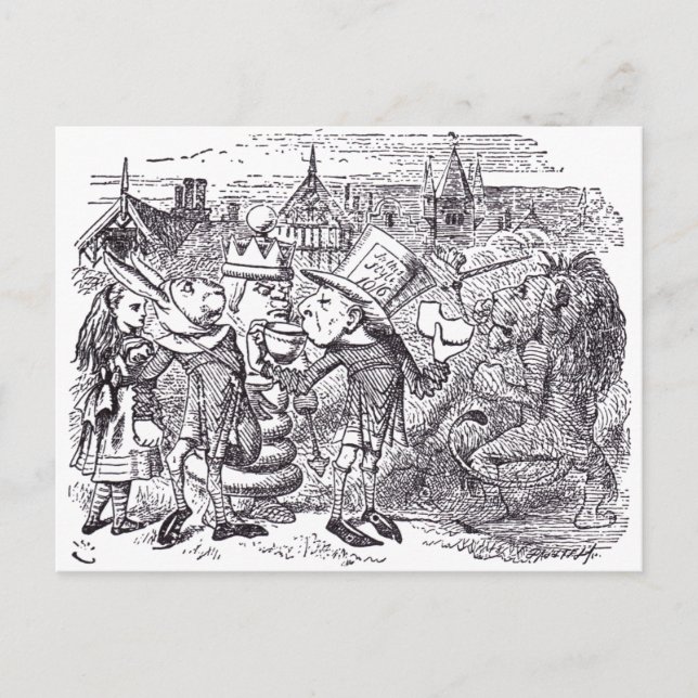 Lion and Unicorn 1 Postcard (Front)