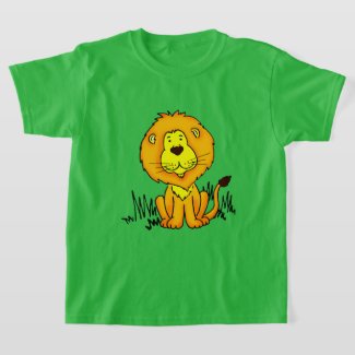 Lion animal drawing art t-shirt