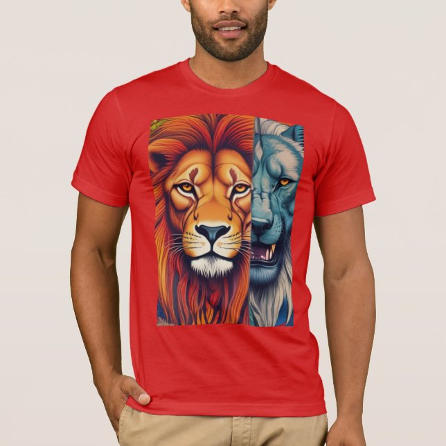 Lion Animal Kingdom  Tshirt design (Front)