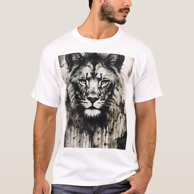lion animal T-Shirt (Front)