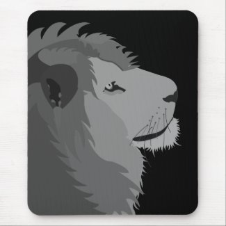 Lion Animal Wildlife Big Cat Black and White