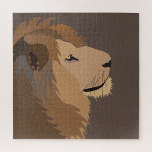Lion Animal Wildlife Big Cat Jigsaw Puzzle