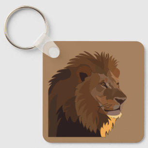 Lion Animal Wildlife Lion Keychain