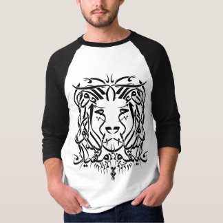 Lion Arabic Calligraphy T-shirt (With saying)