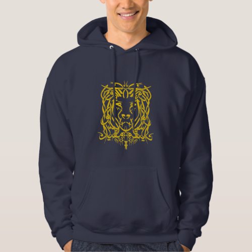 Lion Arabic Calligraphy T_shirt With saying Hoodie