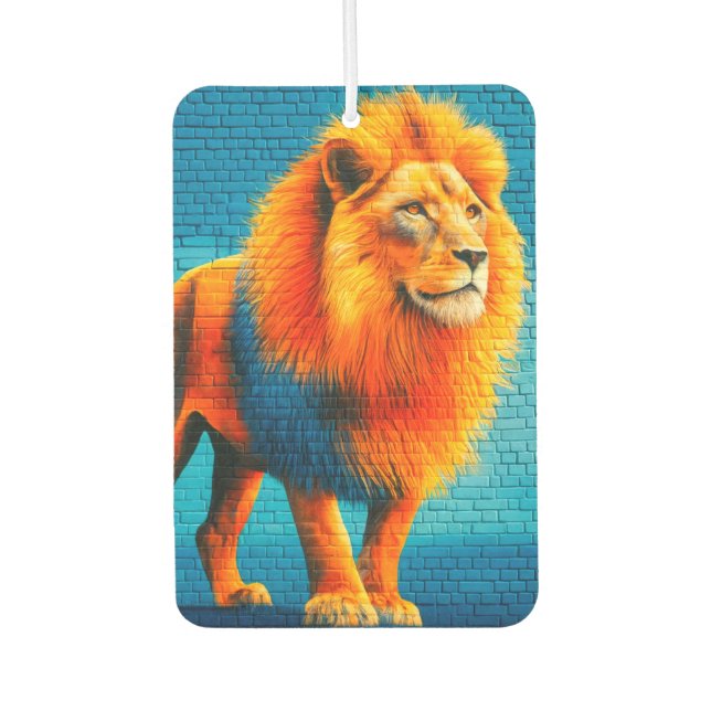 Lion Art Air Freshener (Front)