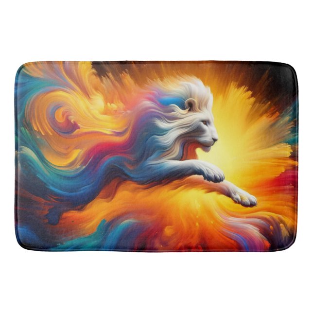 Lion Art Bath Mat (Front)