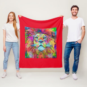 LION ART BLANKET