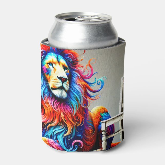 Lion Art Can Cooler (Can Front)