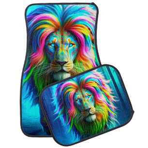 Lion Art Car Floor Mat