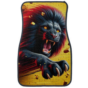 Lion Art Car Floor Mat