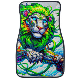 Lion Art Car Floor Mat