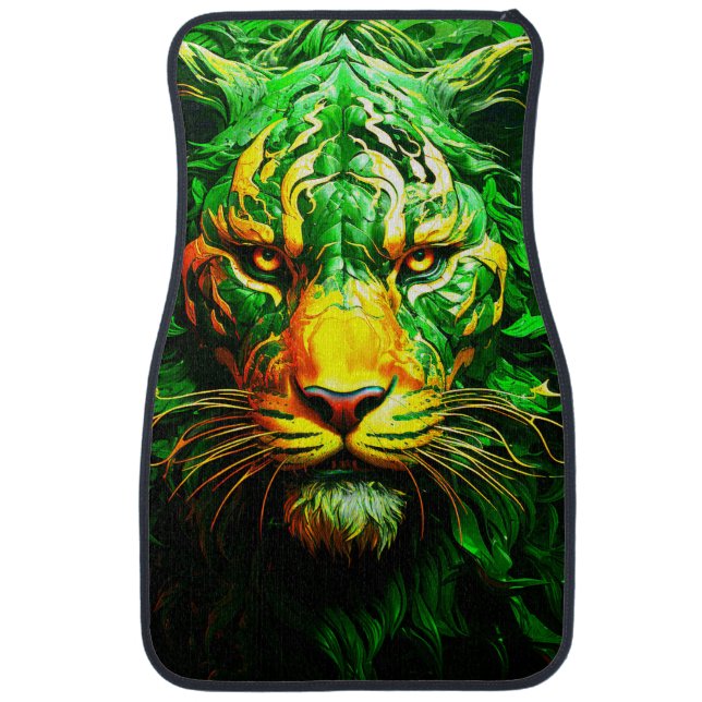 Lion Art Car Floor Mat (Front)