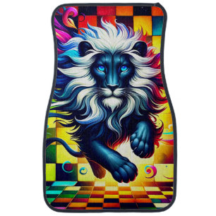 Lion Art Car Floor Mat