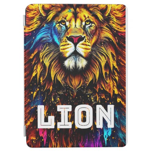 Lion Art Color Splash iPad Air Cover