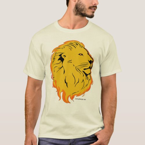 Lion Art Design T_Shirt