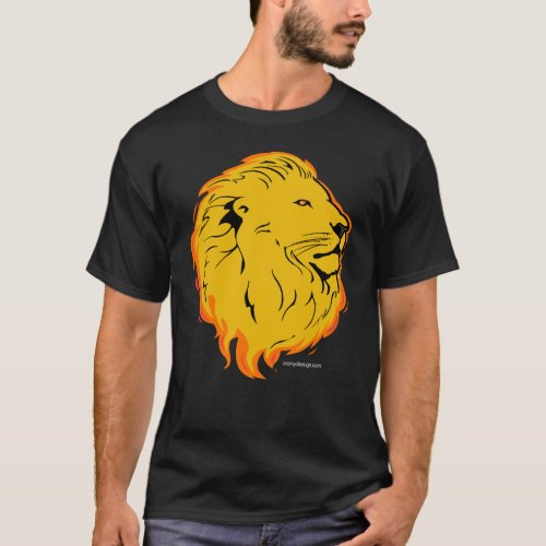 Lion Art Design T_Shirt