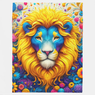 Lion Art Fleece Blanket