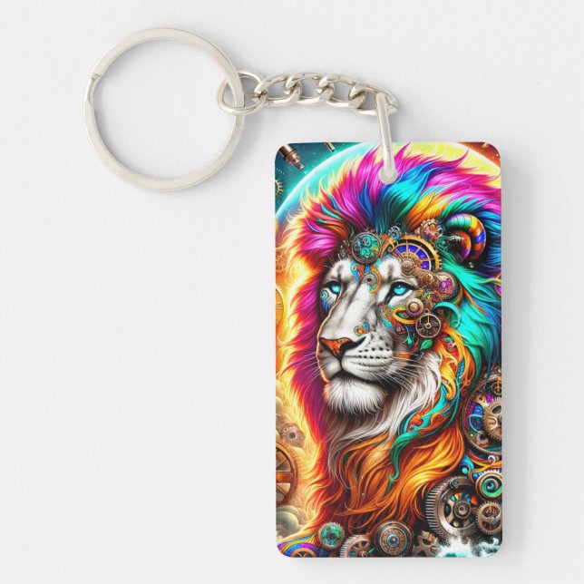 Lion Art Keychain (Front)
