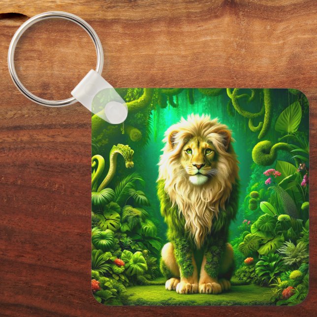 Lion Art Keychain (Front)