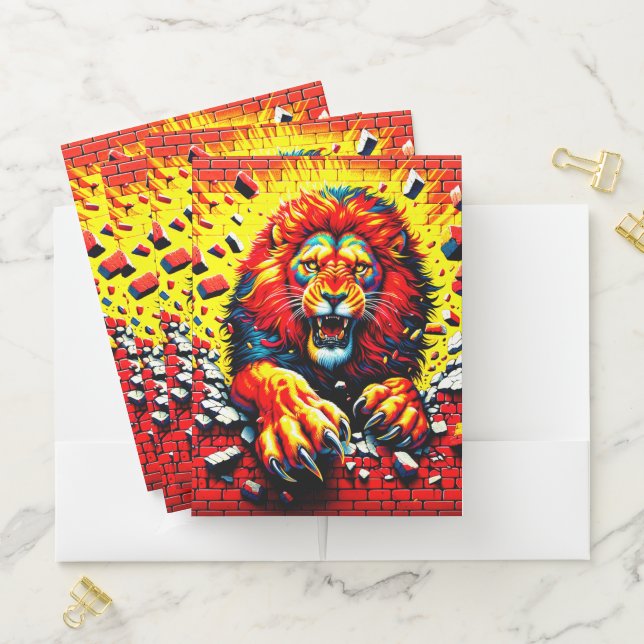 Lion Art Pocket Folder (In Situ)