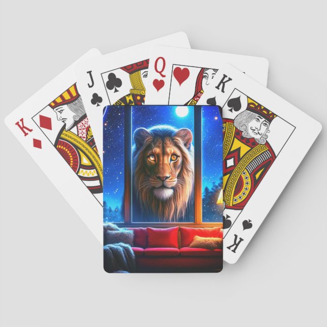 Lion Art Poker Cards (Back)